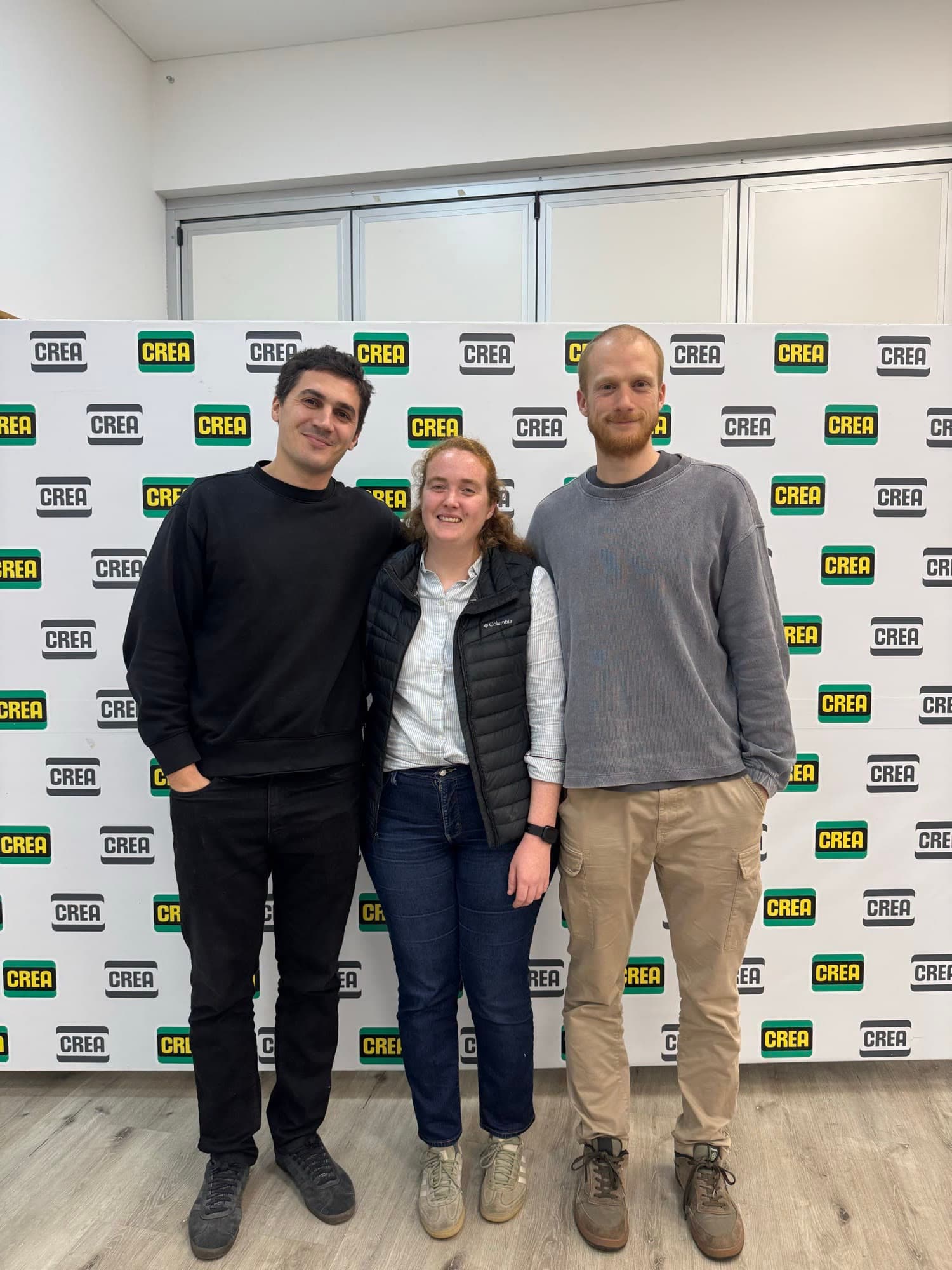 Luca, Maggie y Fede, fundadores de Bovitag